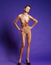 Tigh olena in purple style shoot