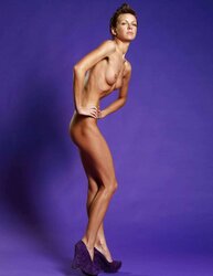 Tigh olena in purple style shoot