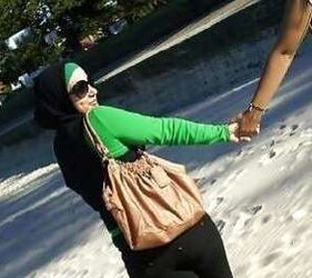 Turbanli hijabi arse