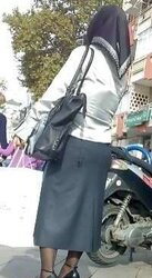 Turbanli hijabi arse