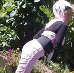Turbanli hijabi arse