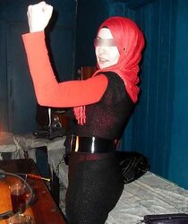 Turbanli hijabi arse