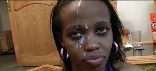 Ultra-Cute African teenager painted nicely