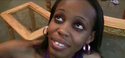 Ultra-Cute African teenager painted nicely