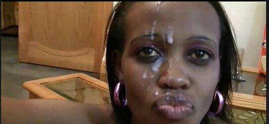 Ultra-Cute African teenager painted nicely