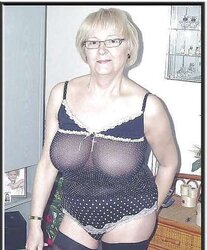 Oma geil und fett