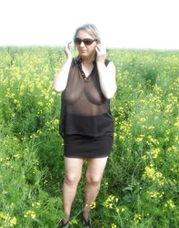 Mia out for a country walk