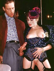 Stylish damsel getting a cunny examining after the soiree