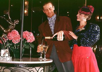 Stylish damsel getting a cunny examining after the soiree