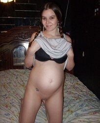 A pregnant tramp