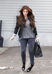 Kim Kardashian arriving at a Studio City television studio