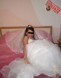Splendid and Scorching Dark Haired Bride - Censored