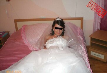 Splendid and Scorching Dark Haired Bride - Censored