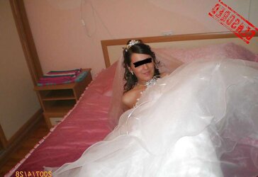 Splendid and Scorching Dark Haired Bride - Censored