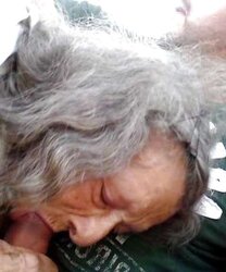 Granny deepthroat and hj part