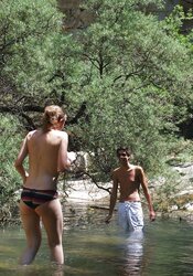 Amateurs stunning bathing suit and nearly nudes in public