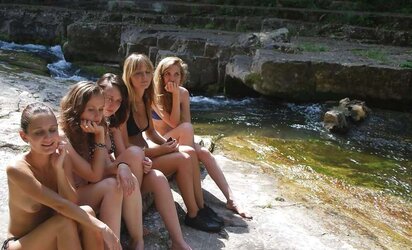 Amateurs stunning bathing suit and nearly nudes in public