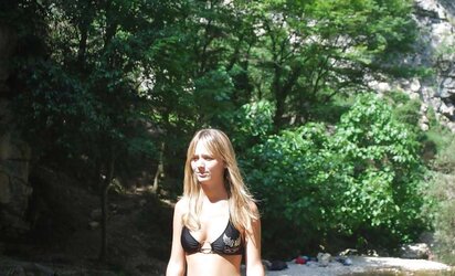 Amateurs stunning bathing suit and nearly nudes in public
