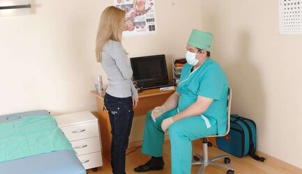 Teenager Alina - Medical Examination