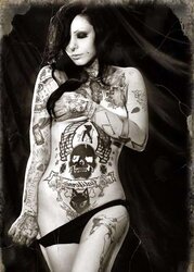 MoRe inked dame hotness! - BD