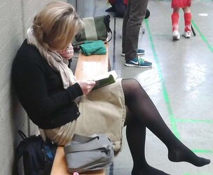 Nylons geil