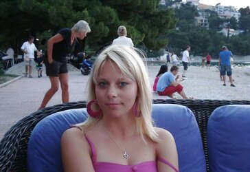 Lovely blodnie on holiday