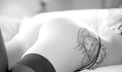Dark-Hued and white butts (two)