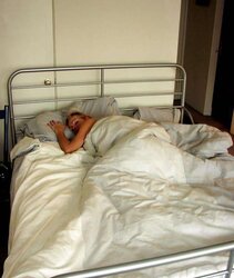 Justine a mature light-haired waking up