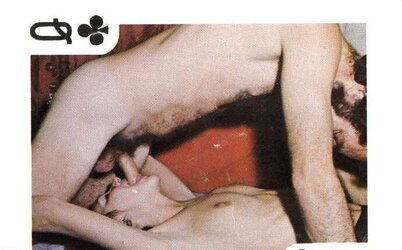 Vintage erotic playing cards (unluckily incomplete)