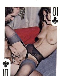 Vintage erotic playing cards (unluckily incomplete)