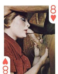 Vintage erotic playing cards (unluckily incomplete)