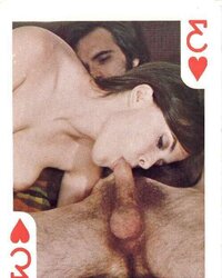 Vintage erotic playing cards (unluckily incomplete)