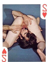 Vintage erotic playing cards (unluckily incomplete)