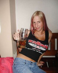 Geiles blondes Luder