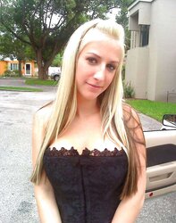 Geiles blondes Luder
