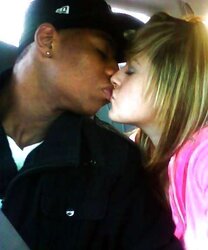 Bi-Racial smooching