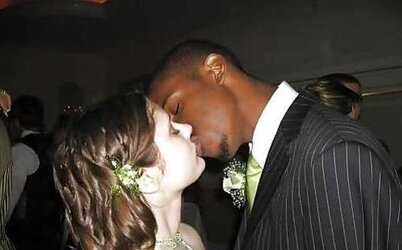 Bi-Racial smooching