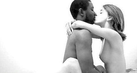 Bi-Racial smooching