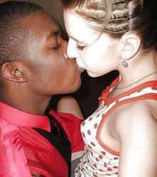 Bi-Racial smooching
