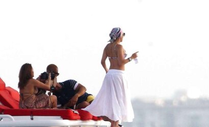 Jennifer Lopez Celebrating her bday in Miami BATHING SUIT Top