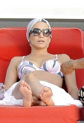Jennifer Lopez Celebrating her bday in Miami BATHING SUIT Top