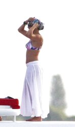 Jennifer Lopez Celebrating her bday in Miami BATHING SUIT Top