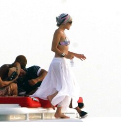 Jennifer Lopez Celebrating her bday in Miami BATHING SUIT Top