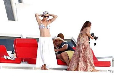 Jennifer Lopez Celebrating her bday in Miami BATHING SUIT Top