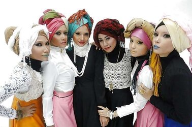 Turbanli hijab arab, turkish, asia naked - non bare