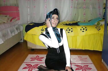 Turbanli hijab arab, turkish, asia naked - non bare