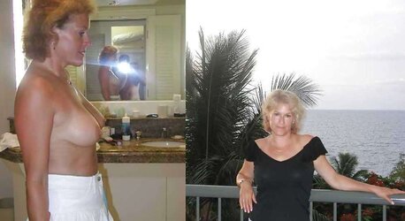 Real Wives and Girlfriends Clothed Stripped