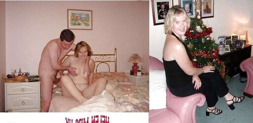 Real Wives and Girlfriends Clothed Stripped