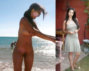 Real Wives and Girlfriends Clothed Stripped