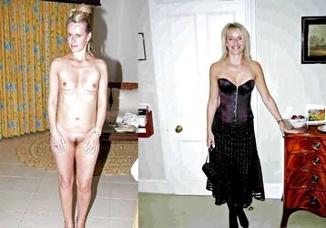 Real Wives and Girlfriends Clothed Stripped